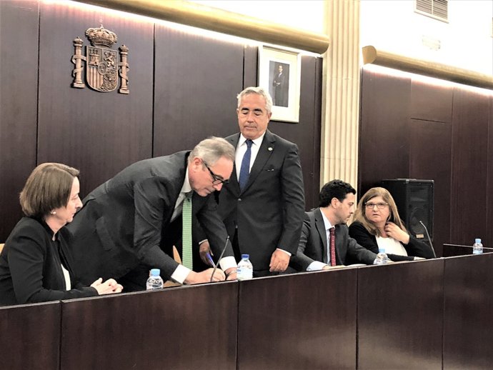 Pedro Ariche (tinent fiscal de Catalunya) Francisco Banyeres de Mariola (fiscal 