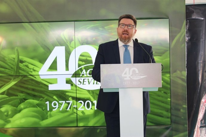 Rodrigo Sánchez Haro, en la celebración del 40º aniversario de Agro Sevilla