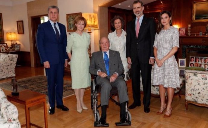 Los Reyes con Margareta y Radu de Rumanía