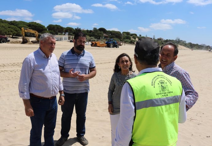 Asunción Grávalos, en Nuevo Portil. 