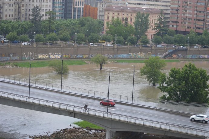 El río Segre, en Lleida