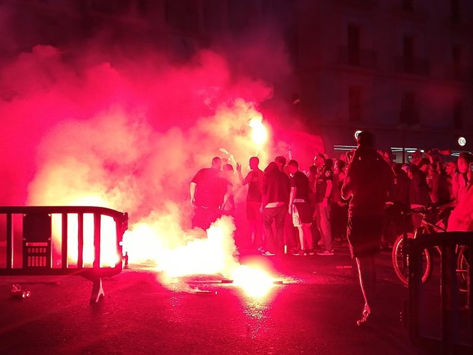 Celebración ascenso Mallorca