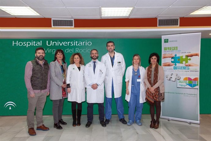Equipo de trasplantes del Hospital Virgen del Rocío