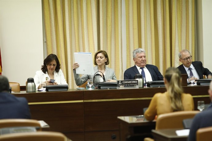 Cospedal compareix a la comissió sobre el presumpte finançament il·legal del PP 