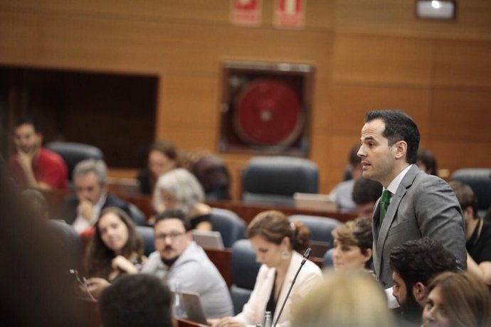 El portavoz de Cs en la Asamblea de Madrid, Ignacio Aguado