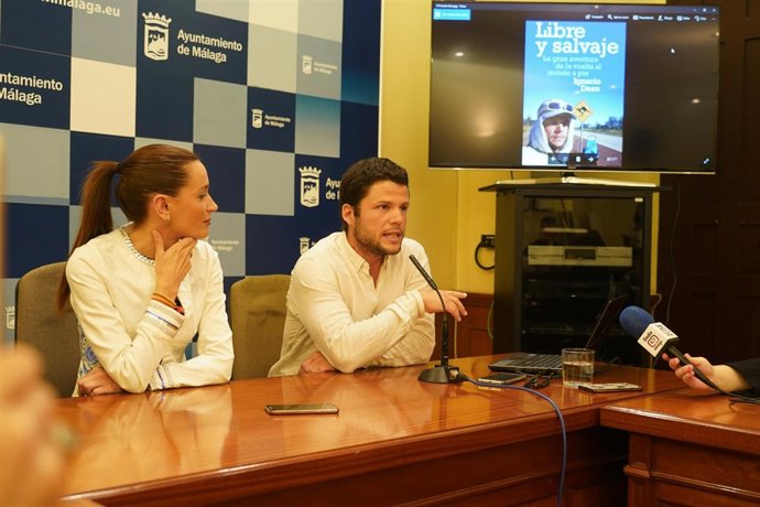 Pérez de Siles y el deportista Nacho Dean