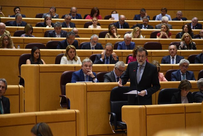 Mariano Rajoy en el Senado