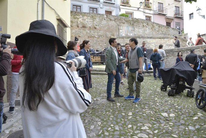 Granada acoge el rodaje de la serie 'Recuerdos de la Alhambra'