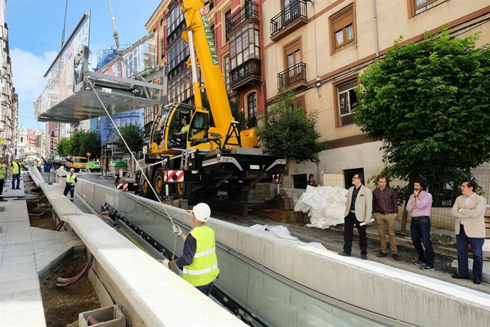 Instalación rampas mecánicas en Lope de Vega 