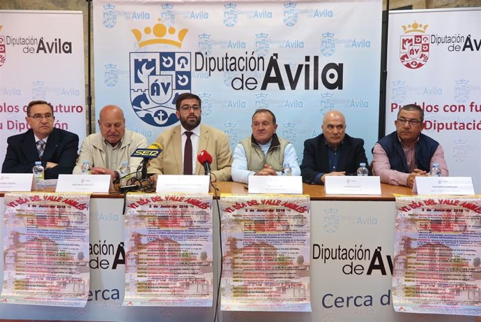 El pte Diputación presenta el Día del Valle Amblés 29-5-2018
