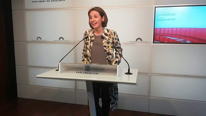 La portaveu d'ERC en el Parlament Anna Caula