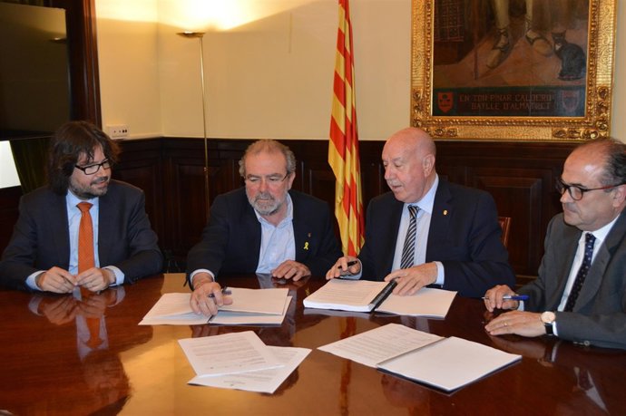 Ricard Font, Joan Reñé, Carlos Barrera y Juan Antonio Serrano