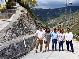 Bravo visita trabajos de mejora de abastecimiento de agua 