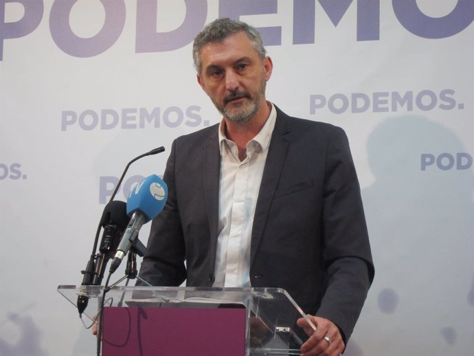 Óscar Urralburu, secretario general Podemos                            