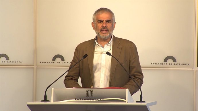 El portaveu d'Cs al Parlament de Catalunya, Carlos Carrizosa (arxiu)