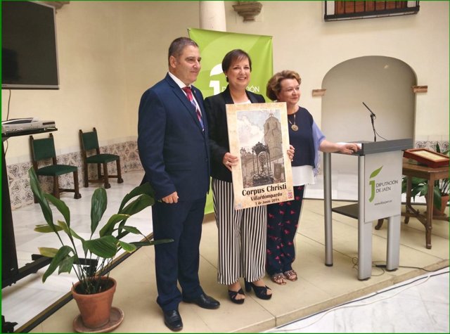 Presentación del el cartel del Corpus Christi 2018 de Villardompardo.