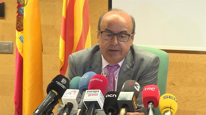 El presidente del TSJC Jesús María Barrientos