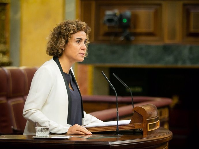 La ministra Dolors Montserrat en el Congreso