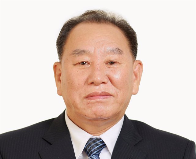 Kim Yong Chol en una foto de la Agencia Central de Noticias de Corea