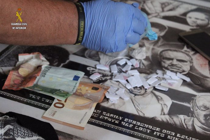 Intervención de Guardia Civil por venta de heroína y cocaína en Gerena (Sevilla)