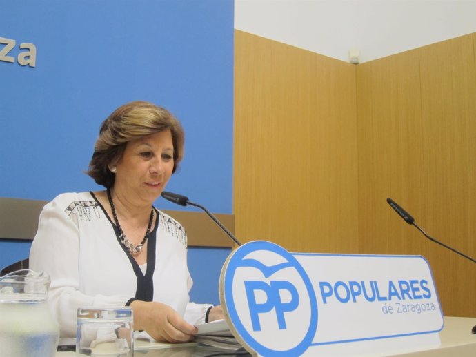 La concejal del PP en el Ayuntamiento de Zaragoza, Reyes Campillo