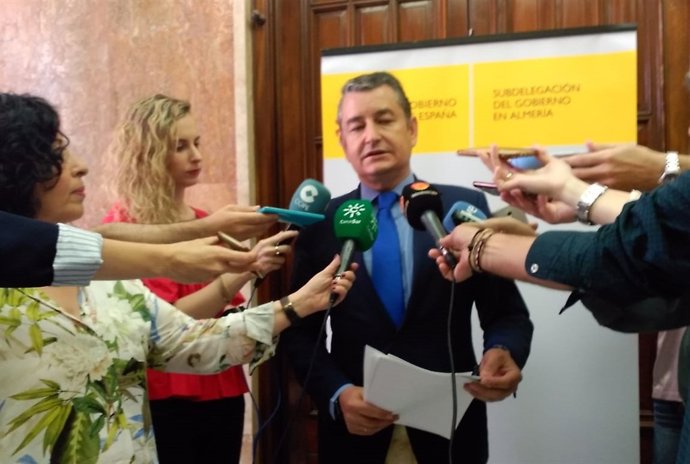 El delegado de Gobierno en Andalucía, Antonio Sanz