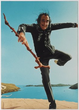 Foto de Salvador Dalí tomada por Robert Whitaker