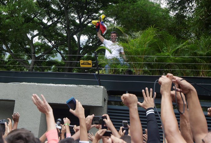 El líder del partido opositor venezolano Voluntad Popular, Leopoldo López