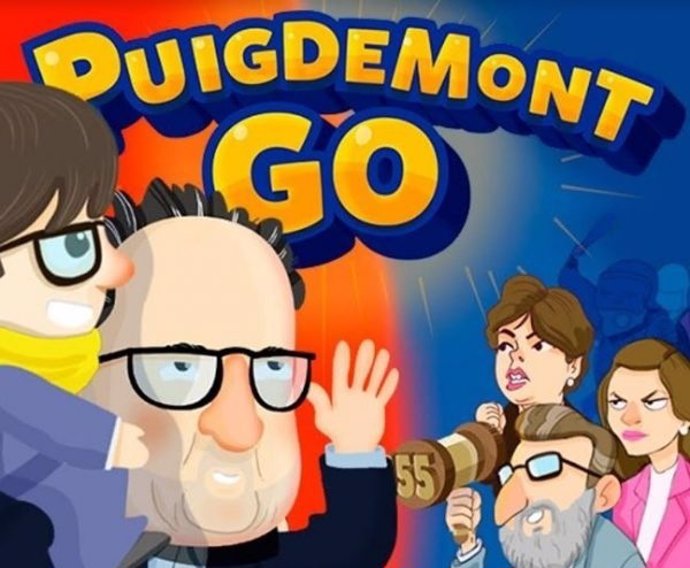 Imagen promocional de 'Puigdemont Go!'