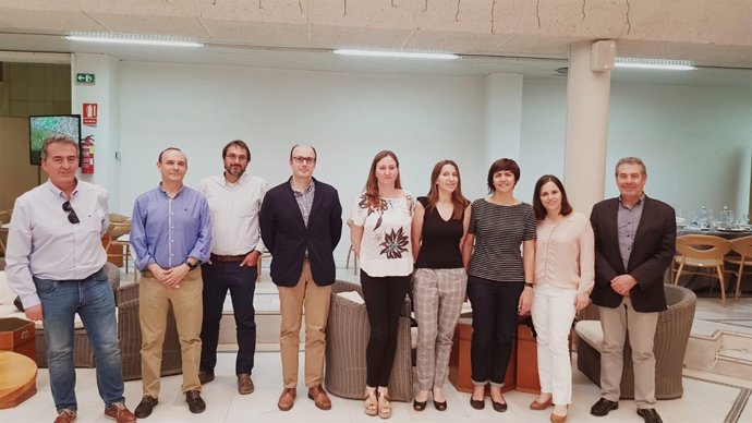Visita de una delegación del Departamento de Agricultura de Cataluña.