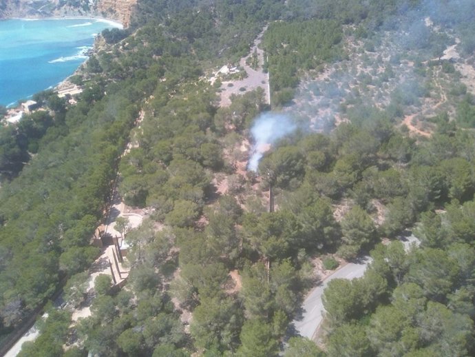 Incendio forestal ibiza