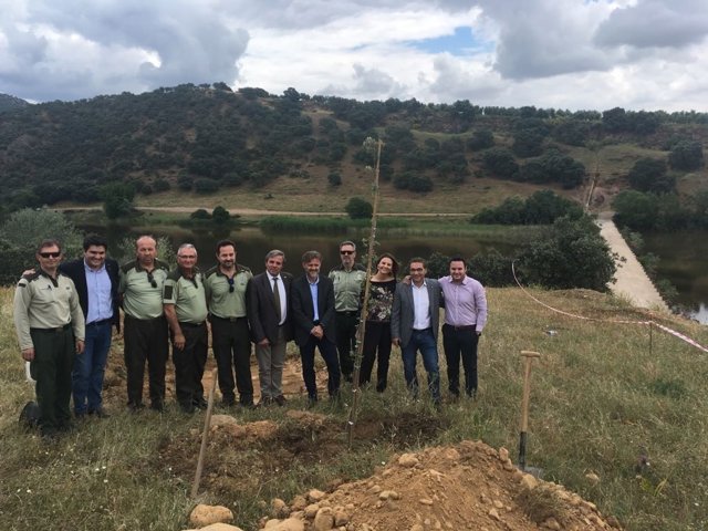 Inicio de las obras de la futura Puerta Verde de Andújar.