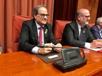 Torra dice que escuchará qué proyecto tiene Sánchez para Cataluña y ofrece diálogo "sin condiciones"