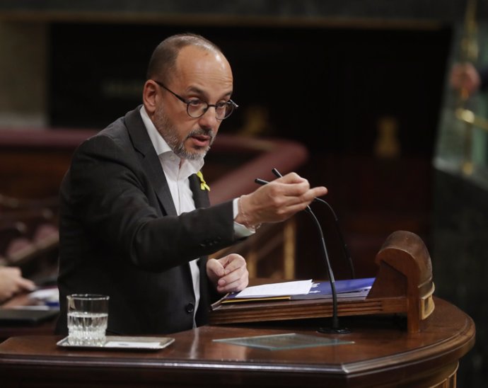 Carles Campuzano interviene en el pleno del Congreso sobre las pensiones