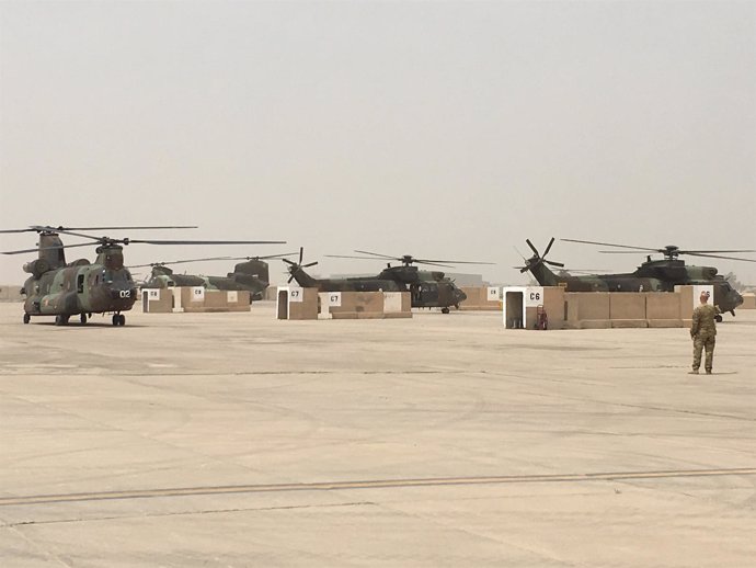 Unidad española de Helicópteros en Irak
