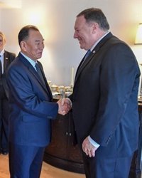 Pompeo se reúne con el enviado de Kim Jong Un en Nueva York para preparar la cumbre de Singapur