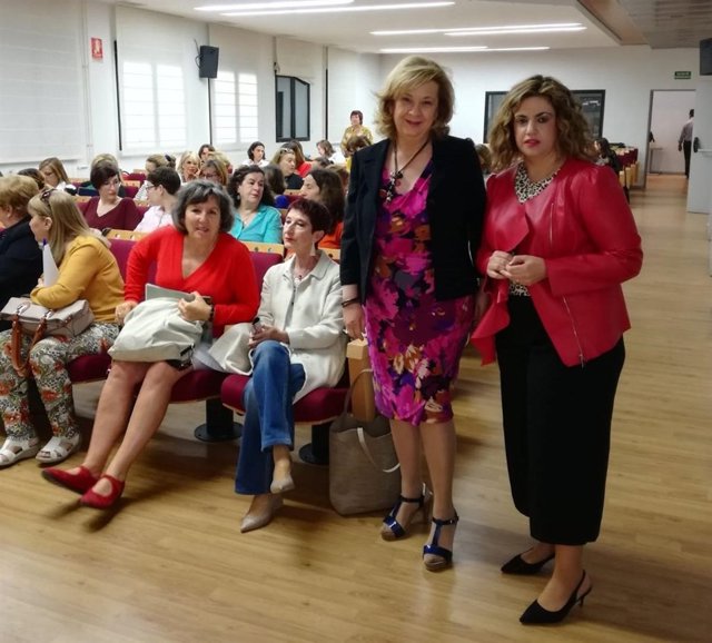 Teresa Vega y Betriz Martín, en las jornadas