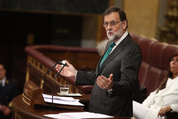 Rajoy intervé durant el debat de la moció