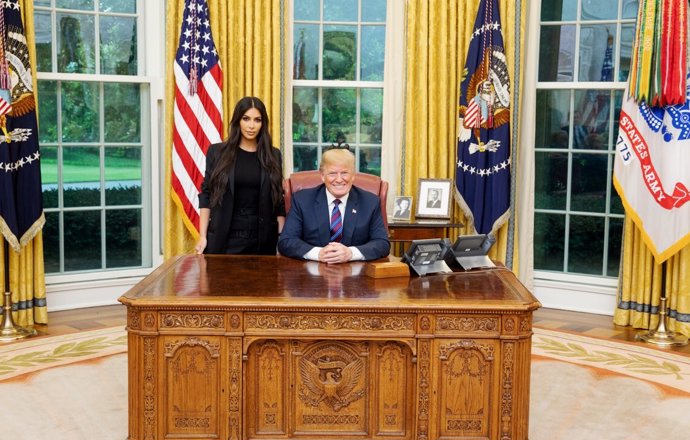 Kim kardashian y donald trump