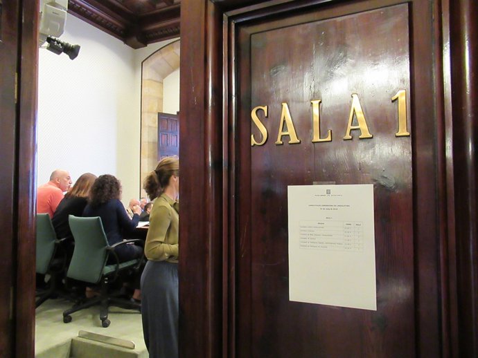 Sala 1 del Parlament de Catalunya