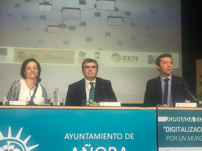 El viceconsejero en Añora.