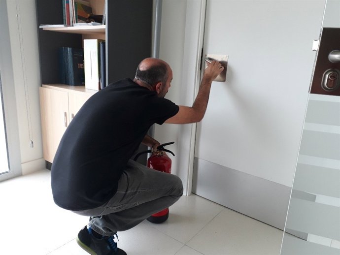 Simulacro de incendio en el Hospital de Jerez