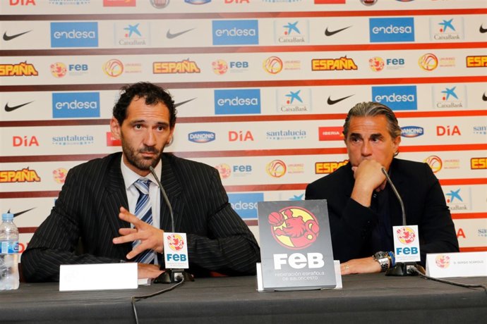 Jorge Garbajosa y Sergio Scariolo 