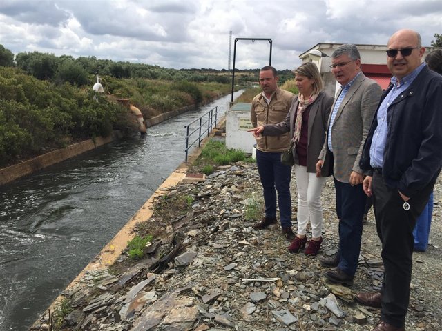 El delegado de Medio Ambiente, José Antonio Cortés, en el Andévalo.