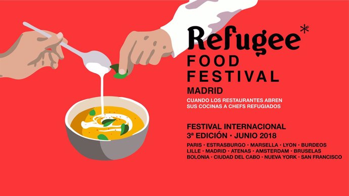 Tercera edición del Festival Gastronómico #ConLosRefugiados