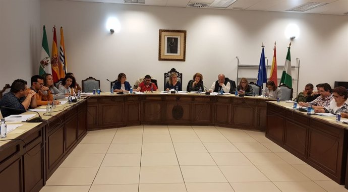 Pleno del Ayuntamiento de Isla Cristina. 