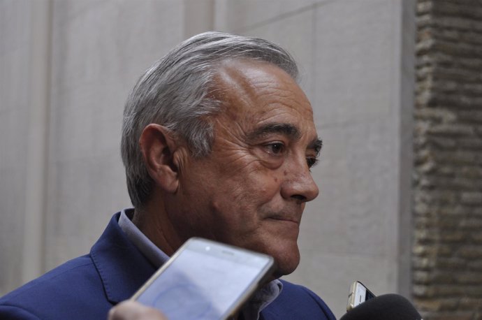 Javier Sada, portavoz del PSOE