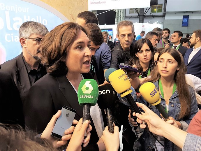 Ada Colau, alcaldessa de Barcelona, en una imágen d'arxiu