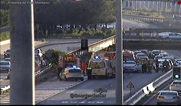 Accidente en la Ronda Urbana Norte