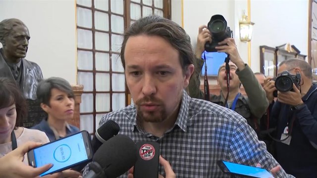 Pablo Iglesias en el Congreso de los diputados